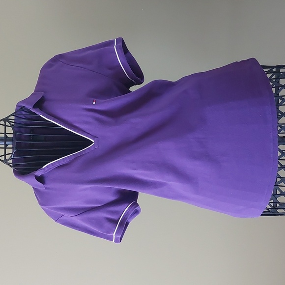 Tommy Hilfiger Tops - "Tommy Hilfiger" size L, polo shirt, purple color